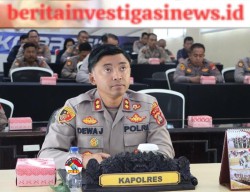 Kapolres Hadiri Zoom Meeting Sosialisasi Program Quick Wins Presisi TW III TA 2023