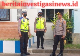 Kapolres Badung Turun Langsung Cek Personil Yang Tergelar di Lapangan 