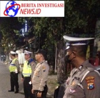 Polsek Tambaksari Lakukan Patroli di Beberapa Lokasi Rawan Kriminalitas