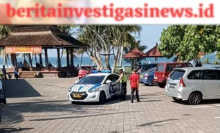 Polres Jembrana Laksanakan Patroli Rahayu di Seputaran Obyek-Obyek Wisata