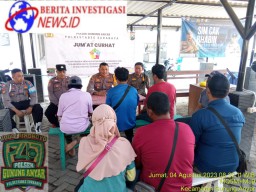 Polsek Gunung Anyar Laksanakan Jum'at Curhat Dalam Rangka Menjaring Aspirasi Masyarakat