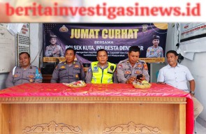 Program Jumat Curhat Polsek Kuta Ajak Jukir Kelurahan Agar Menyampaikan Aspirasi