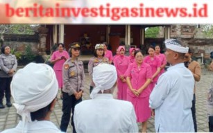 Polwan Polres Tabanan Baksos Bersama Bhayangkari Sambut HUT Polwan ke-75