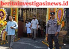 Jamin Keamanan Beribadah, Bhabinkamtibmas Laksanakan Kegiatan Minggu Kasih 
