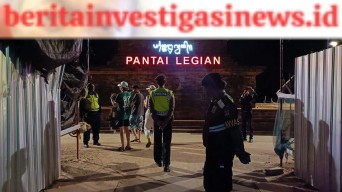 Antisipasi GKMM Polsek Kuta Intensifkan Kegiatan Patroli Daerah Rawan