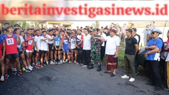 Kapolres Jembrana Bersama Forkopimda Lepas Lomba Lari 8K Tingkat SMP, SMA/SMK Se-Kab. Jembrana
