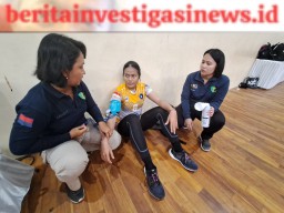 Pelayanan Kesehatan Kepada Atlit Bola Voli Kapolri Cup Zona VIII 2023