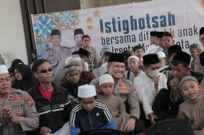 Harmoni Kemanusiaan Polresta Malang Kota Gelar Muharram Berkah Bazar Ceria untuk Anak Yatim Piatu dan Difabel