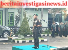 Dandim Gianyar Pimpin Upacara Pengibaran Bendera Merah Putih 