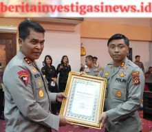 Kapolres Jembrana Terima Piagam Penghargaan Sebagai Polres Terbaik Pelaksana Quick Wins Presisi