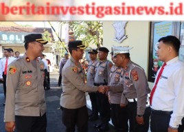 Kunjungi Polsek Kuta Utara, Ini Arahan AKBP Teguh Priyo Wasono, S.IK.