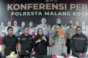 Polresta Malang Kota Berhasil Amankan Pelaku Curanmor Bersajam Beraksi di 20 TKP