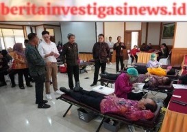 Bakti Sosial Donor Darah Kemenkumham Bali Terhimpun 52 Kantong Darah