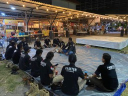 Bersama Pamter PSHT Polsek Gunung Anyar Lakukan Evaluasi dan Koordinasi