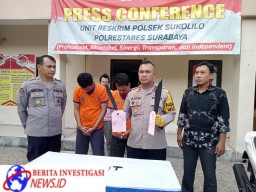 Polsek Sukolilo Berhasil Ungkap Kasus Kedua Pelaku jambret Atau Pencurian Dengan Kekerasan