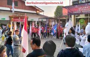 Jamin Kondusifitas Harkamtibmas, Polsek Denpasar Barat Kawal Kirab Pemilu 2024