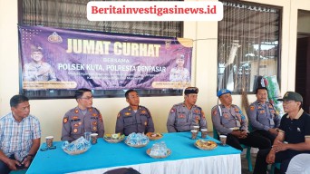 Polsek Kuta Rangkul dan Dengar Keluhan Petugas Kebersihan Kedonganan