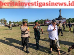 Kapolres Jembrana Ikut Hadir di Pelantikan Polisi Banjar/RW