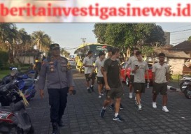 Tim Barcelona Yunior U20 Liburan ke DTW Tanah Lot