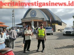 Minggu Kasih Polsek Kutsel Jalin Komsos Dengan Jemaat Gereja 