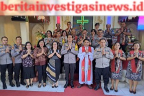 Minggu Kasih Kapolres Tabanan di GKPB Suluh Kasih