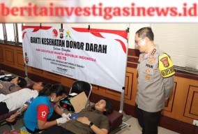 Jelang Hari Jadinya ke-75 Polwan Polresta Denpasar Gelar Bakti Kesehatan Donor Darah