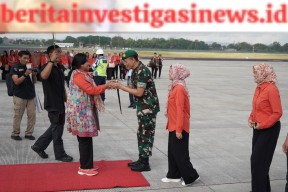Kunjungan Kerja Ketua Umum Dharma Pertiwi Tiba di Bali