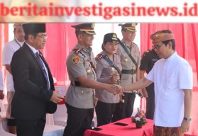 Kapolres Badung Hadiri Pengukuhan Paskibraka Kabupaten Badung 2023