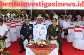 Kasrem 163/WSA Hadiri Upacara Peringatan Hari Jadi ke-65 Provinsi Bali
