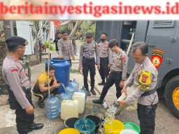 Satuan Samapta Polres Jembrana Luncurkan Program Bantuan Air Bersih