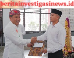 1048 Napi Lapastik Bangli Terima Hadiah Spesial di Perayaan HUT RI ke-78