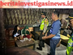 Personil Ops Pekat Agung 2023 Polres Tabanan Sidak Warung BCA 88