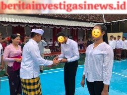 Peringati HUT RI, Suka Cita Napidana Rutan Negara Terima Remisi Sambil Diguyur Hujan