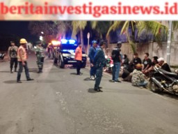 Pelaksanaan Blue light Patroli Polsek Benoa Gandeng Instansi Terkait