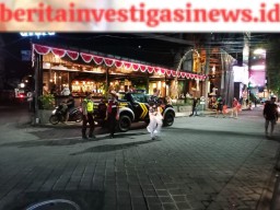 Upaya TGK Wilayah Hukum, Polsek Kuta Lakukan Blue Light Patrol KRYD
