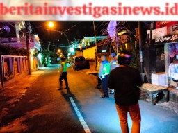 Patroli Malam Polsek Dentim Pada Jam Rawan di Malam Hari