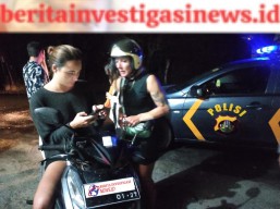 Cegah gangguan Kamtibmas Malam Hari, Polsek Kutsel Gelar Blue Light Patrol