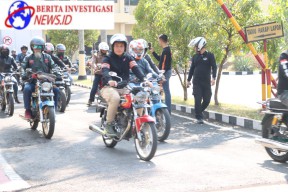 Kapolres Nganjuk Ajak Komunitas Motor CB Berkomitmen Jaga Kamtibmas