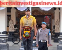 Kapolres Tabanan Pimpin Apel Olahraga Bersama
