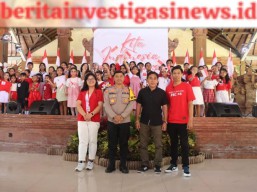 Kapolres AKBP I Dewa Gde Juliana Saksikan Langsung Pementasan Seni “Kita Indonesia”