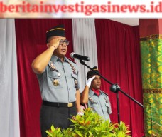 Lapas Singaraja Gelar Upacara di Puncak Hari Dharma Karya Dhika