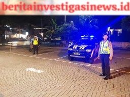 Polsek Kuta Upaya Tekan Aksi Kejahatan Jalanan Dengan Tingkatkan Blue Light Patrol