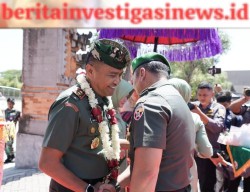 Estafet Kepemimpinan, Tradisi Tepung Tawar Sambut Kehadiran Pangdam Udayana