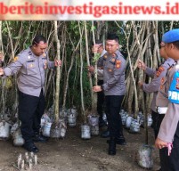 Atasi Perubahan Iklim Polri Tanam Pohon Untuk Penghijauan
