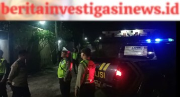 Ciptakan Kondusifitas Wilayah Polsek Dentim Gencarkan Blue Light Patrol