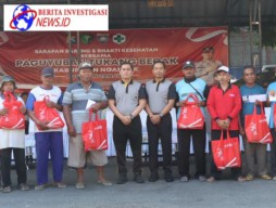 Kapolres Nganjuk Ajak Sarapan Bersama Ratusan anggota Paguyuban Tukang Becak
