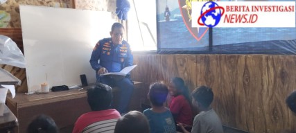 Peduli Pendidikan, Satpolairud Polres Bangkalan Dirikan Rumah Belajar Bagi Anjal