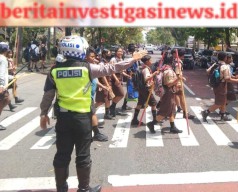 Ciptakan Kondisi Lantas Aman, Patroli Rahayu Atensi Bubaran Anak Sekolah