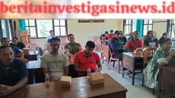 Babinsa Atensi Rapat Pemetaan Sosial Peserta Penanganan Akses Reforma Agraria