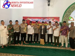 Jum’at Curhat Polres Nganjuk, Ajak Jamaah Ikut Aktif Jaga Kamtibmas